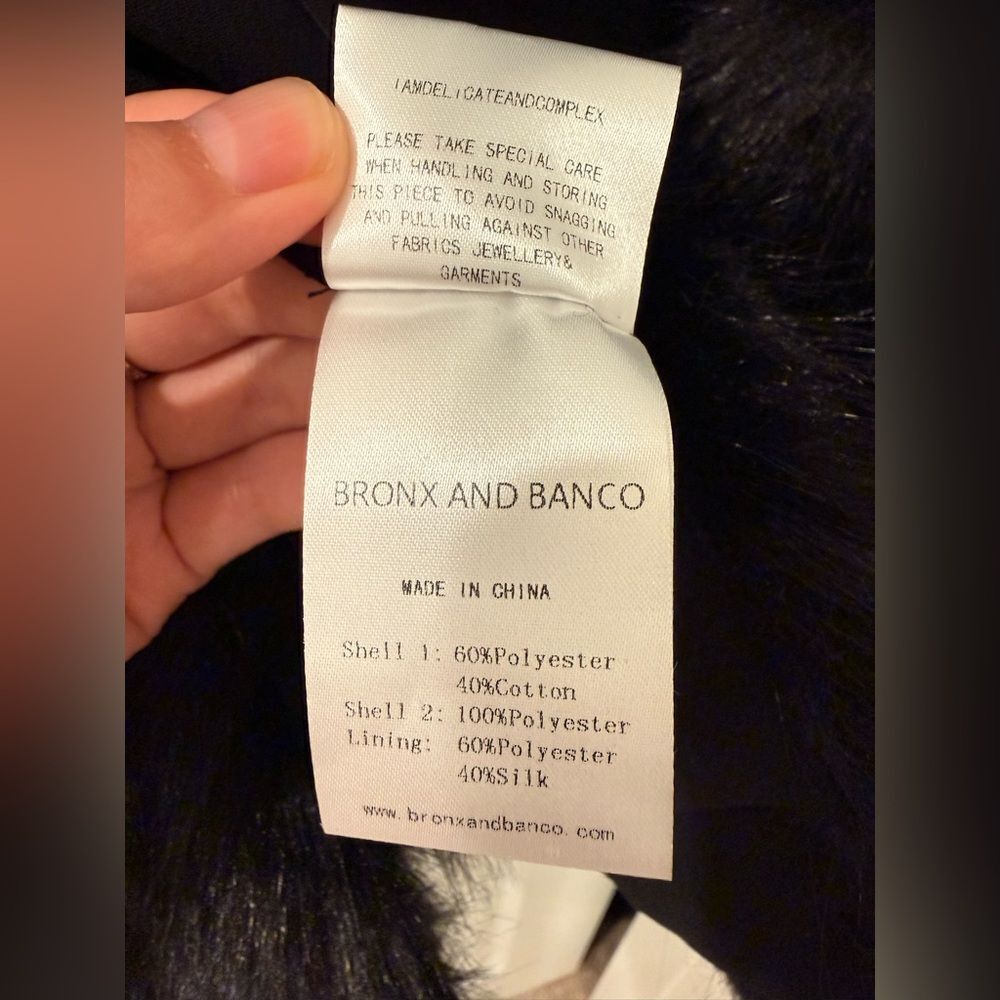 NWOT BRONX AND BANCO Emerson Black Blazer Dress - Picture 8 of 16